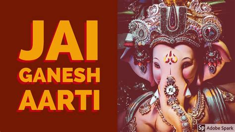 Jai Ganesh Jai Ganesh Traditional Ganpati Aarti In Hindi 2020 Youtube