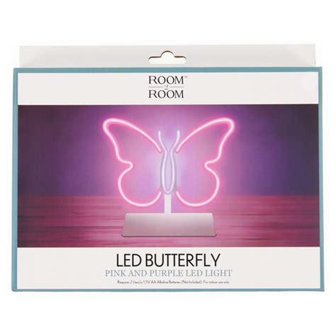 Butterfly Led Light 8in Let Go And Have Fun