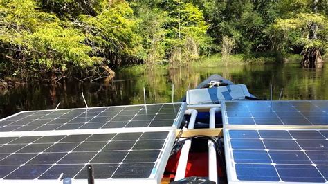 400 Watt Solar Powered Canoe Youtube