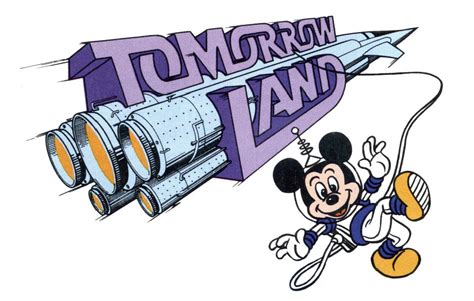 Tomorrowland Logo From The 1988 Disneyland Guidebook Flickr