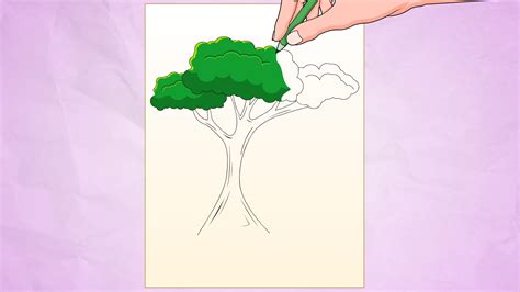 Simple Tree Drawing Easy Such Guideline Then Helps A Lot