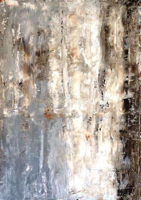 Insightful Grey And Brown Abstract Art Painting Painting