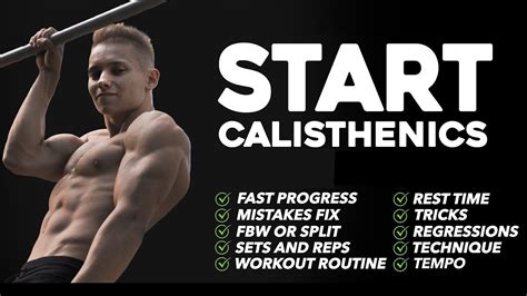 how to start calisthenics at home for beginners no equipment