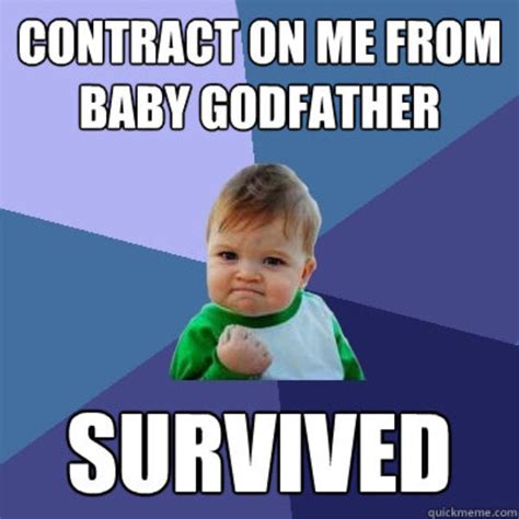 19 Very Funny Baby Godfather Meme Make You Smile Memesboy