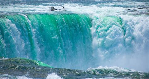 Water Rapids Waterfall Canada Green White Nature River