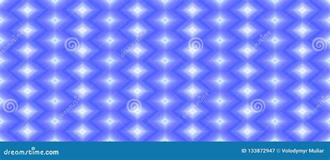Seamless Geometric Pattern Of Diamonds On A Blue Background Te Stock