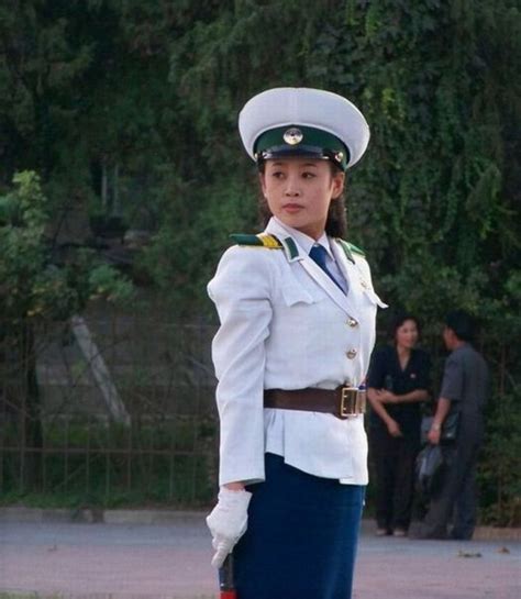 North Korea Female Police Officer Police Women Military Women