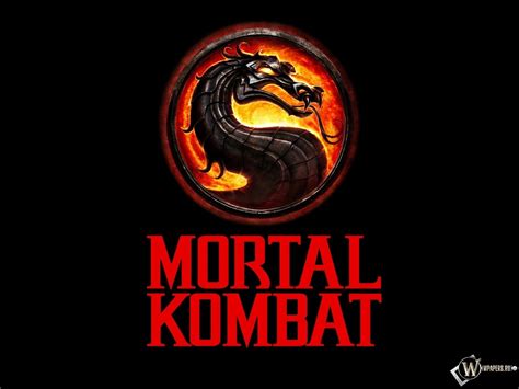 Скачать обои Mk Dragon Logo Logo Mortal Kombat для рабочего стола