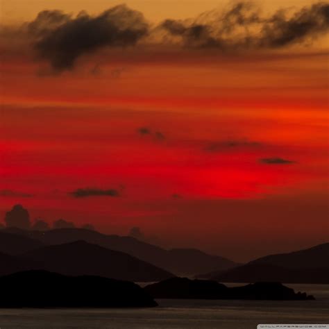 Caribbean Sea Sunset Ultra Hd Desktop Background Wallpaper For 4k Uhd