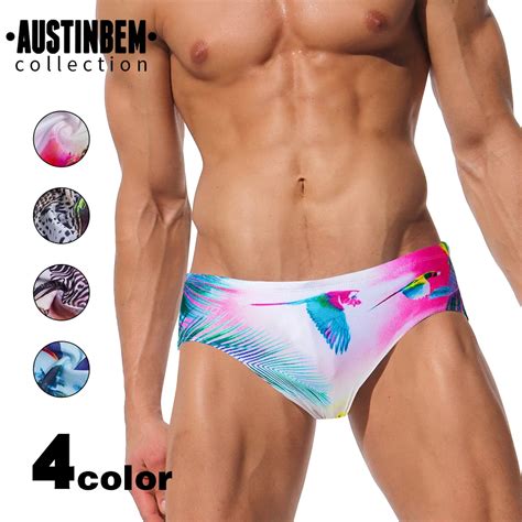 Austinbem Sexy Men S Swimsuit Explosion Design Maillot De Bain Spa Mayo