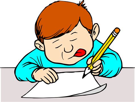 Clipart Child Writing Picture 444945 Clipart Child Writing