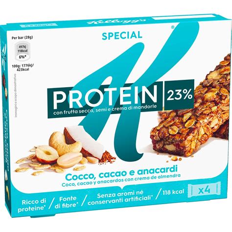 Comprar Protein Barritas De Cereales Con Coco Cacao Anacardos Y Crema
