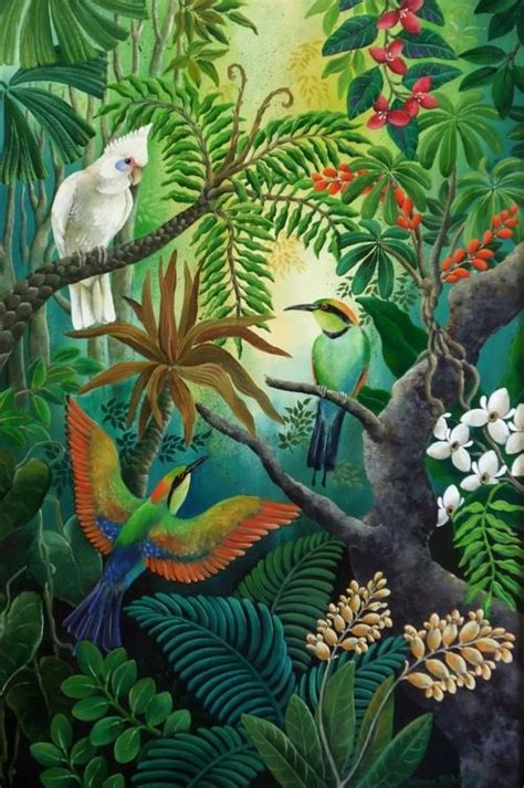 Paintings 1 — Johanna Hildebrandt Jungle Art Tropical Painting