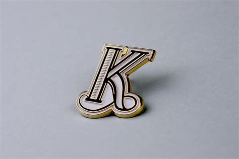Character Collection Alphabet Pins Letter K