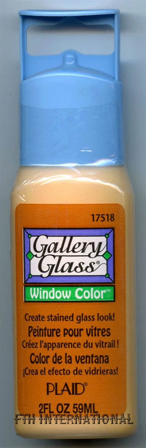 Plaid Gallery Glass Paint 17518 2 Oz Frost Sand Create A