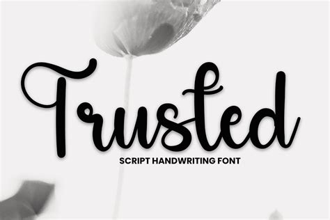 Trusted Font By Bintang Studio · Creative Fabrica