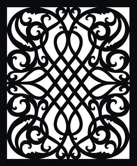 Free Patterns Scroll Saw And Fretwork Vector Patterns Silhouette