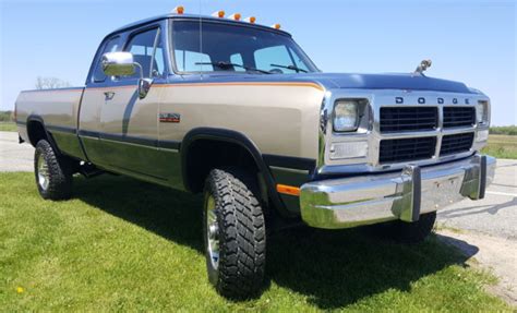 1991 Dodge W250 Le Extended Cab Cummins 4x4 From Kentucky Beautiful