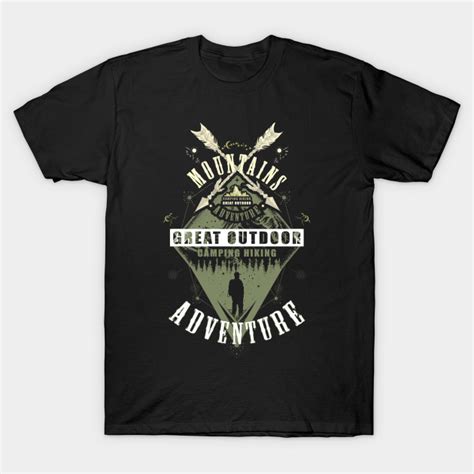 Great Outdoor Outdoors T Shirt Teepublic T Shirt Mens Tops Mens Tshirts