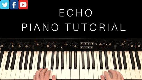 Echo Piano Tutorial Elevation Worship Youtube