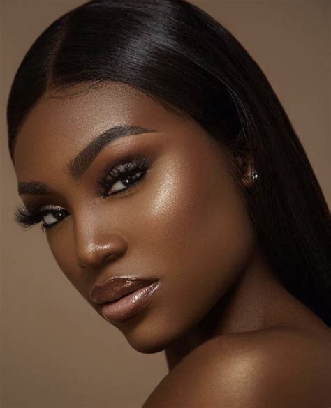 Natural Makeup For Black Women Wedding Makeup For Brown Eyes Gorgeous Makeup Makeup Looks