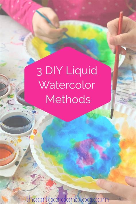 3 Methods For Creating Your Own Liquid Watercolors Diy Watercolor