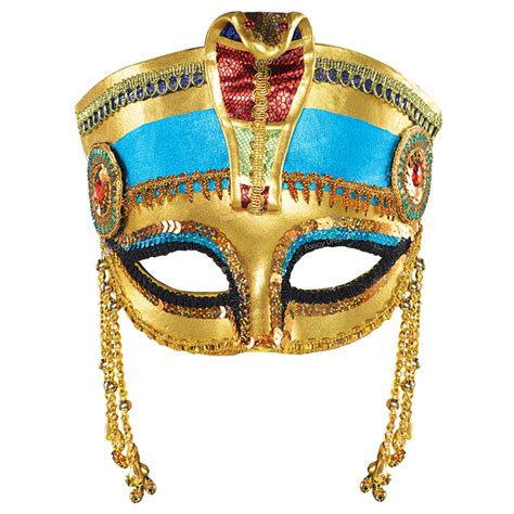 Egyptian Cleopatra Mask Headpiece Crown Pharaoh Ancient Queen