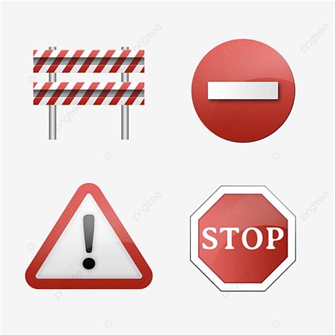 Stop Signs Hd Transparent Red Stop Road Sign Element Red Stop
