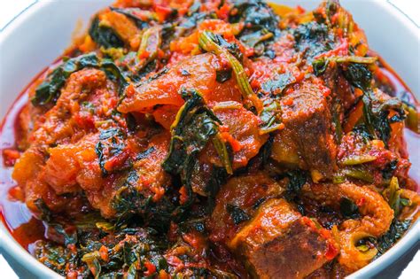 Most nigerian soups are low carb because they are mostly prepared with vegetables, meat and ofe ugba, native to imo and abia states of nigeria is simply okra soup cooked with shredded oil beans this northern nigerian baobab leaves soup will leave you wondering where you have been and why. Vegetable Soup (Yoruba-Efo-Riro) | wazokitchen