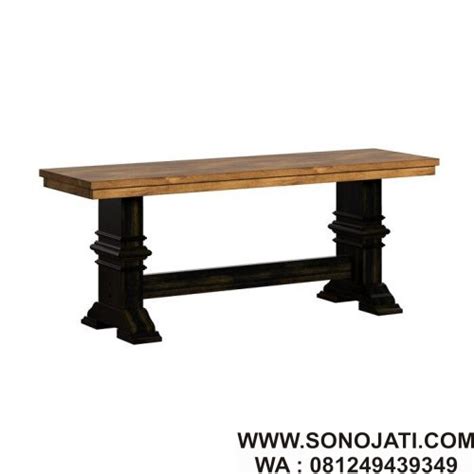 Home/dining room/long bench/red sun bangku kayu minimalis terbaru. Bangku Kayu Minimalis Murah Ringgold | Sono Jati Furniture