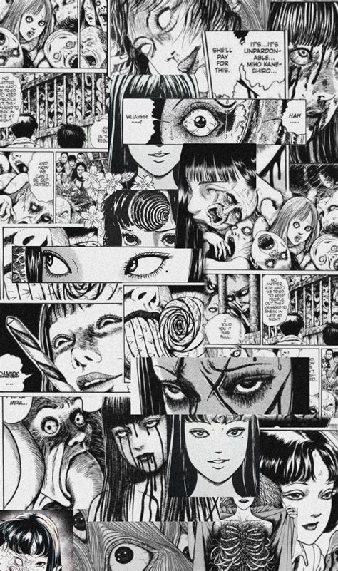 Junji Ito Wallpaper Japanese Horror Junji Ito Anime Wall Art