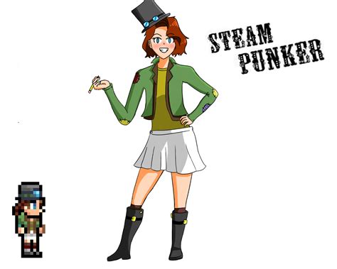 Steampunker Best Npc Art By Me Rterraria