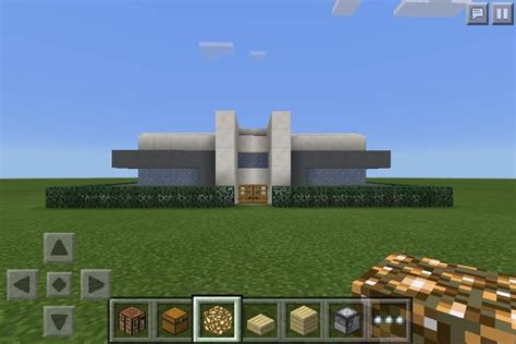 Minecraft Pe Build Small Modern Lot House 18x18