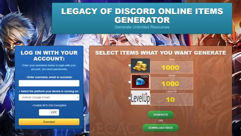 Legacy Of Discord Furious Game Hack Cheat Mod Online Generator