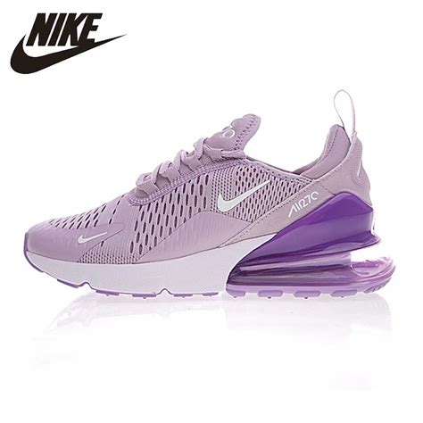 Original Nike Air Max 270 Womens Running Shoes Purple White Shock