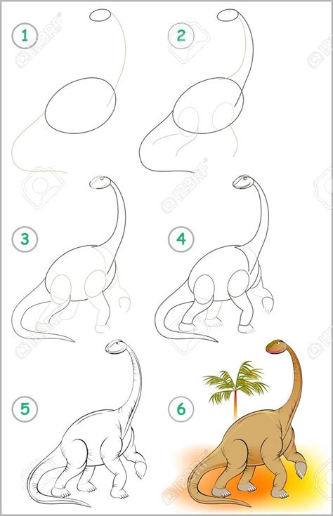 Dinosaurios Para Niños Dibujos Como Dibujar Un Dinosaurio Para Ninos