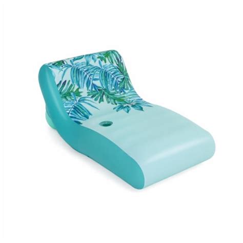 Bestway H2ogo Luxury Fabric Covered 64 Inflatable Pool Lounger Float