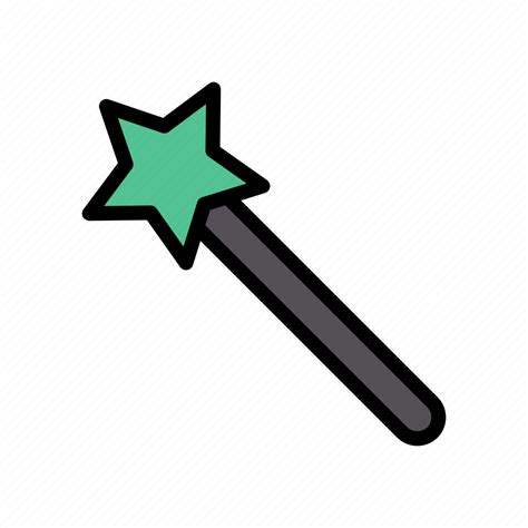 Carnival Magician Stick Wand Wizard Icon Download On Iconfinder
