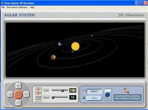 Solar System 3d Simulator Educated Software