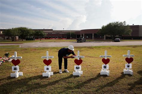 Santa Fe School Shooting Horrific Scene After Horrific Scene A Tragic