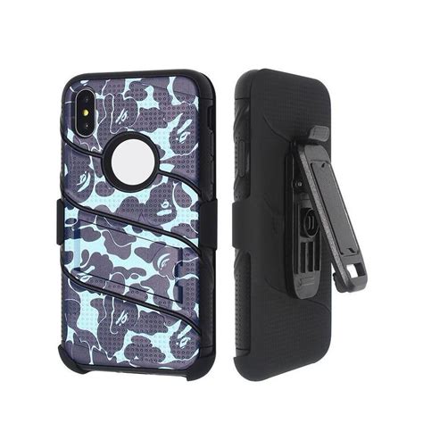Protective Case For Iphone X With Multi Functional Front Cover