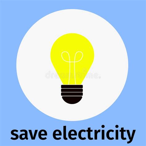 Save Electricity Digital Poster Tips To Save Electricity Stock