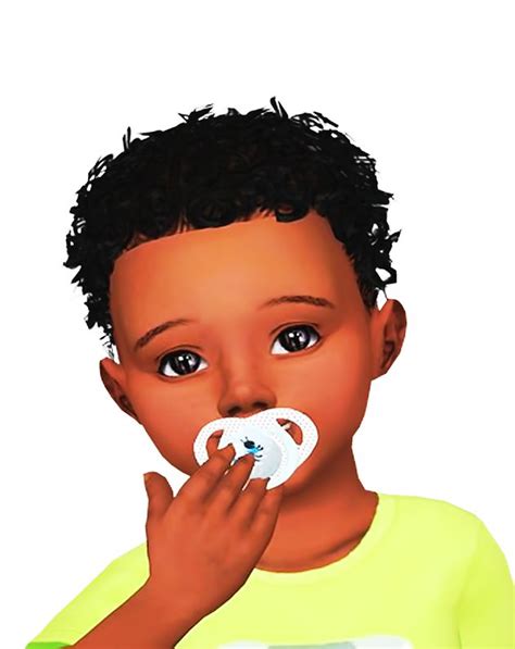 Ebonix Cherub Curls Toddler Hair Sims 4 Sims Hair Sims 4 Cc Kids