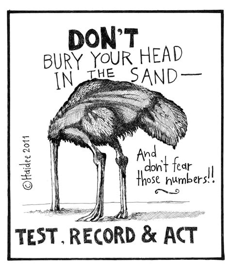Stick Your Head In The Sand Pen And Ink Illustration Head In The Sand