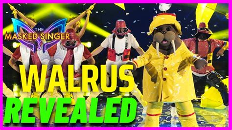 walrus revealed as 90s heartthrob on the masked singer youtube