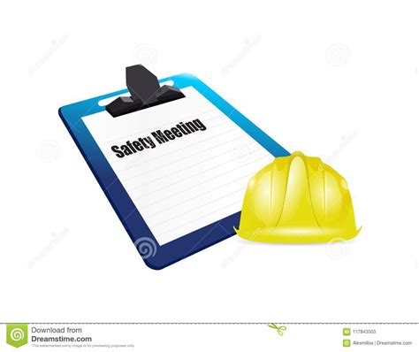 Safety Meeting Stock Illustrations 3027 Safety Meeting Stock
