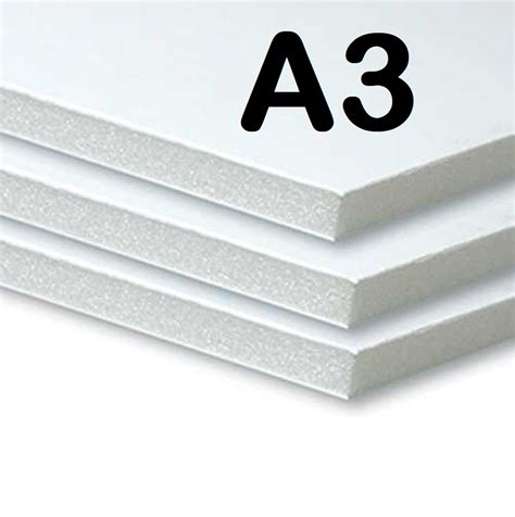 Pack Of 10 A3 Foam Board White 5 Mm Thick Protectafile