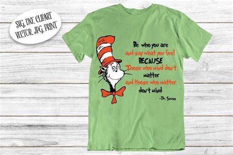 Be Who You Are Dr Seuss Svg Sayings And Quotes Dxf Clipart
