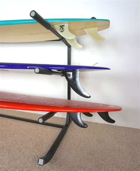 Freestanding Surfboard Floor Rack 3 Surfboards