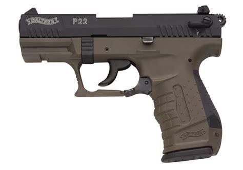 Walther P22 34 22lr Military Green 280 Free Shipping Gundeals